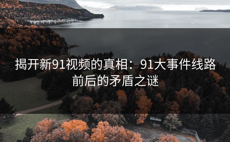 揭开新91视频的真相：91大事件线路前后的矛盾之谜